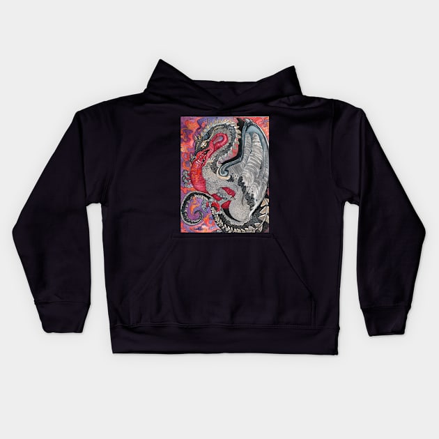 Bryagh Flight of Dragons Kids Hoodie by Shadowind